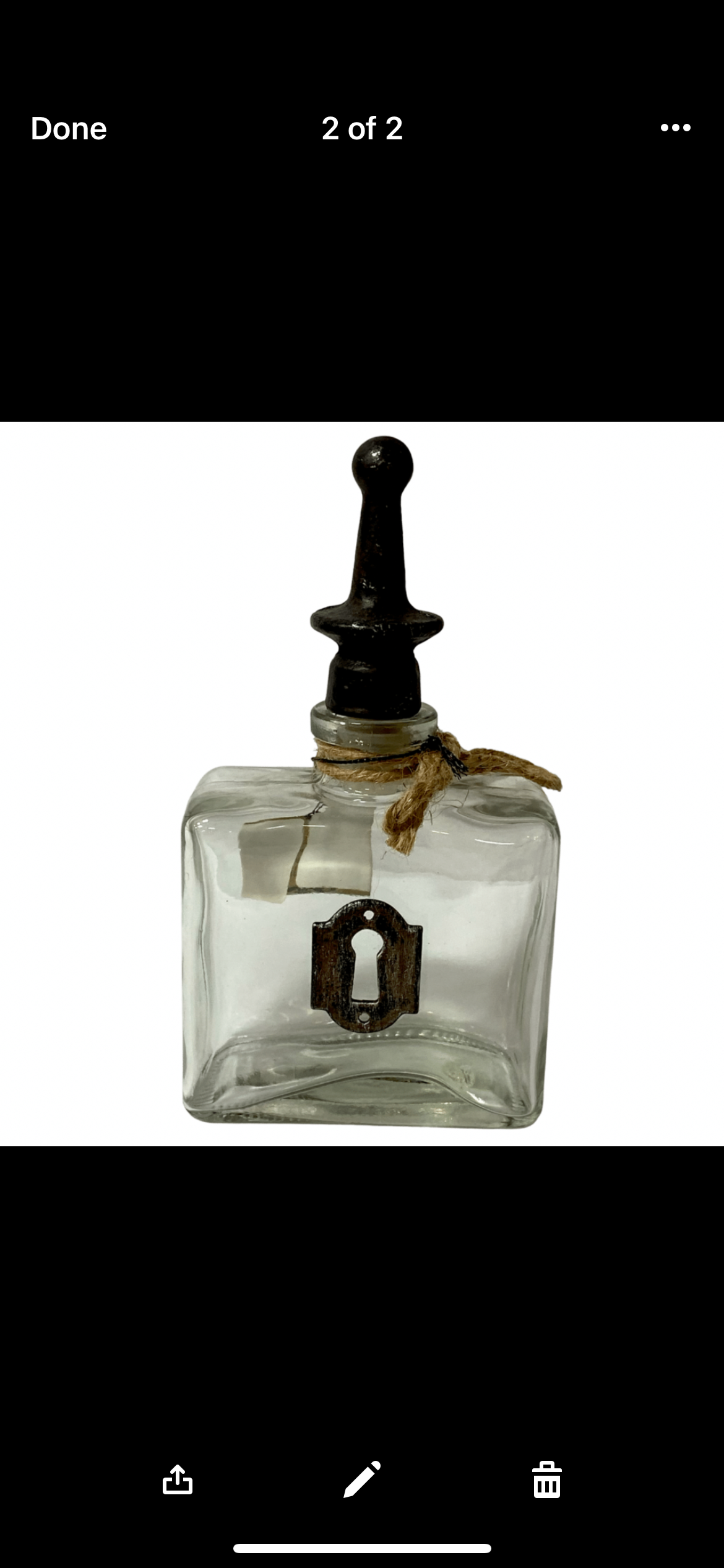 Tapio Glass Bottles With Rope - Available in 2 Styles