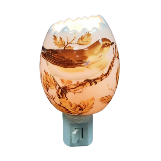 Porcelain Bird Night Light