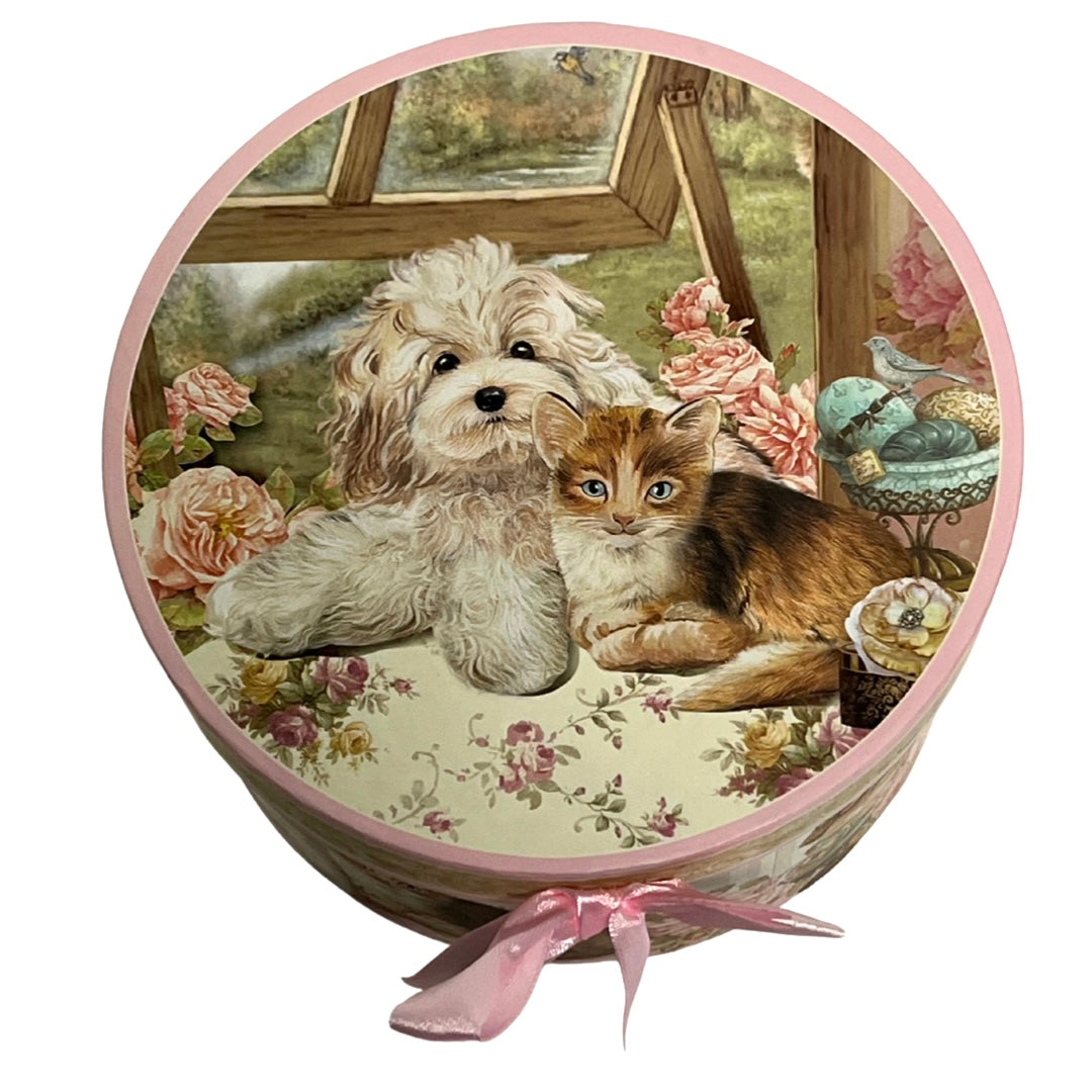 Dog & Cat Cappuccino/Saucer Gift Box Set