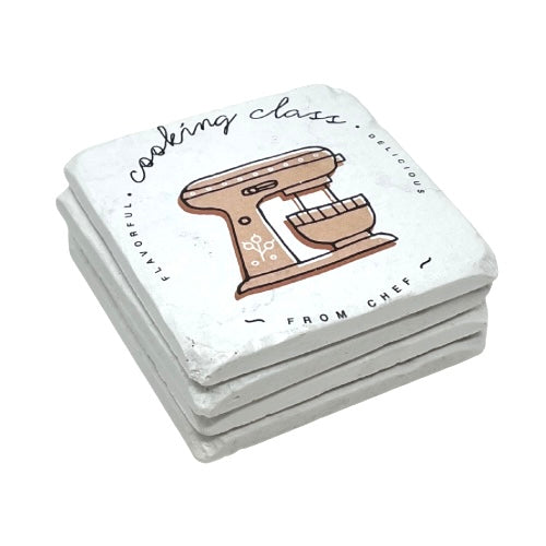 Cooking Coaster Set - Set Of 4