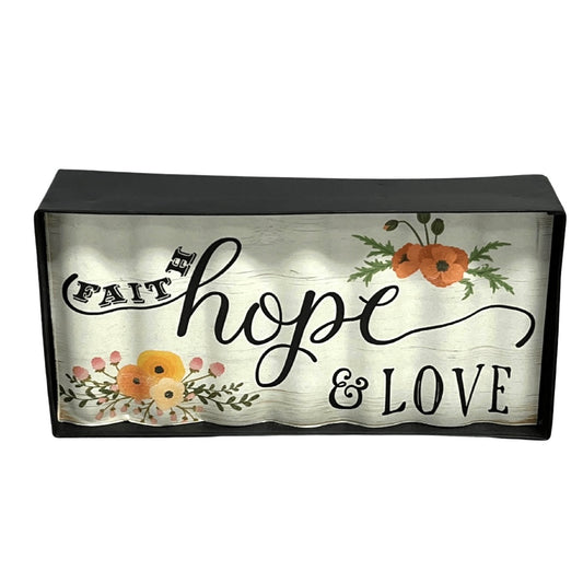 Metal Table/Wall Decor Signs - Available in 2 Styles