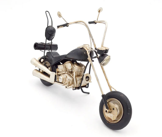 black chopper motorcycle model