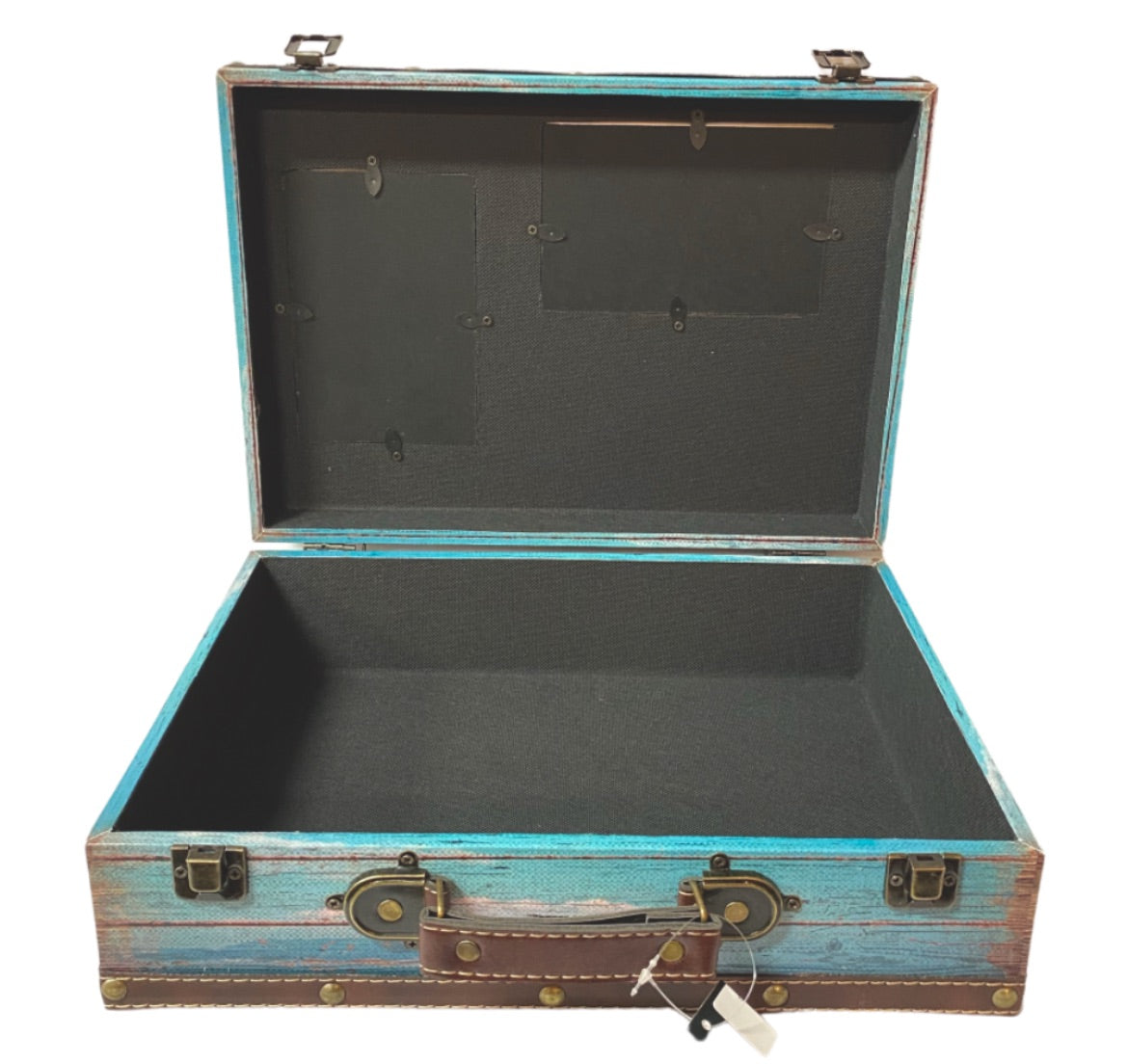 Life Is Better At The Beach Suitcase Storage Box With Picture Frames - Available in 2 Sizes