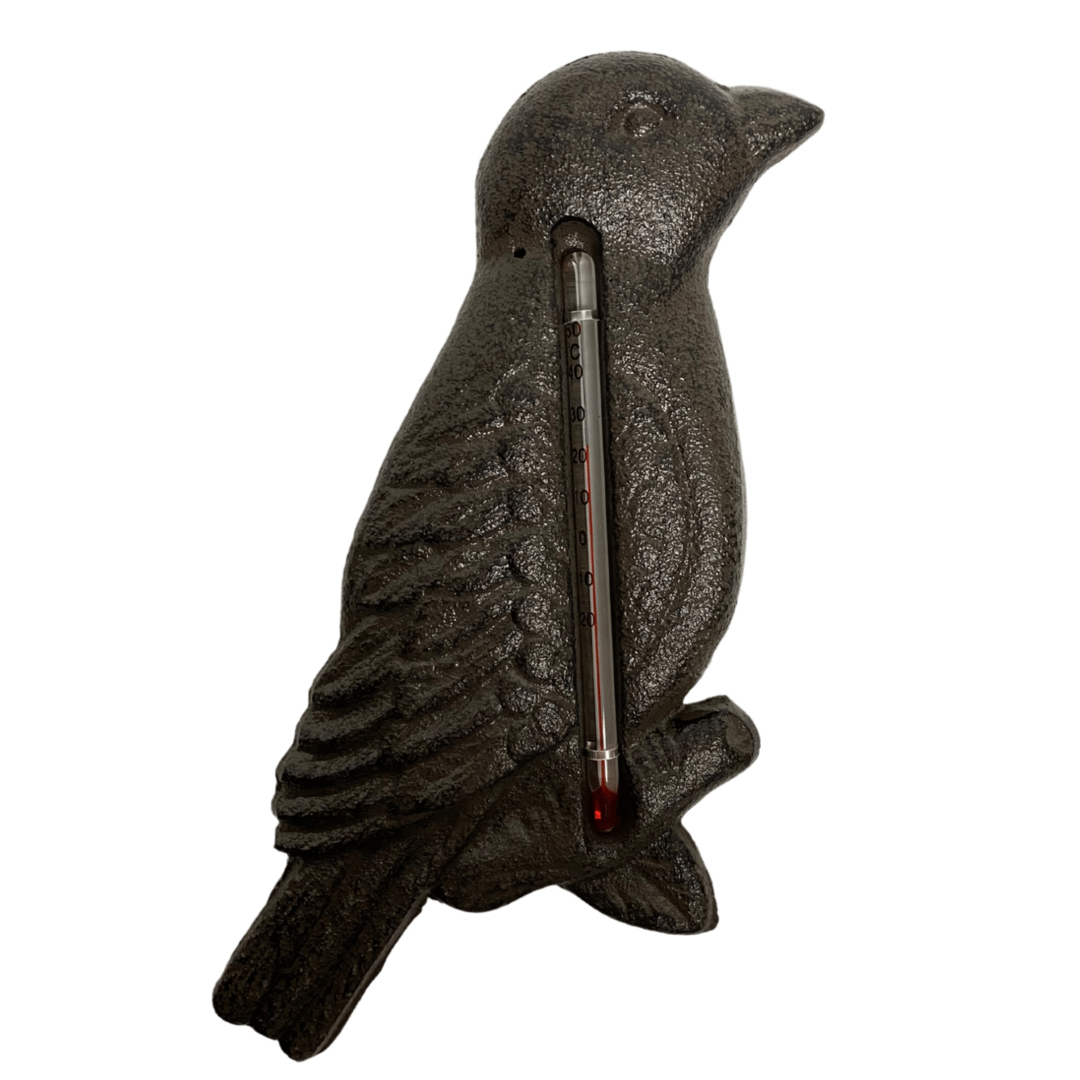 Cast Iron Bird Thermometer