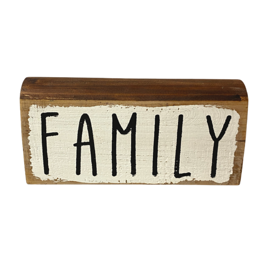 Family Wooden Block
