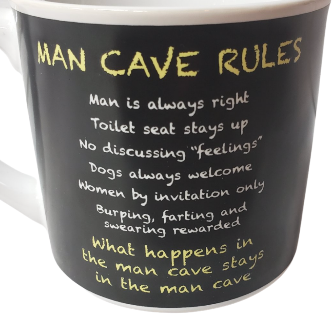 Man Cave Rules Mug