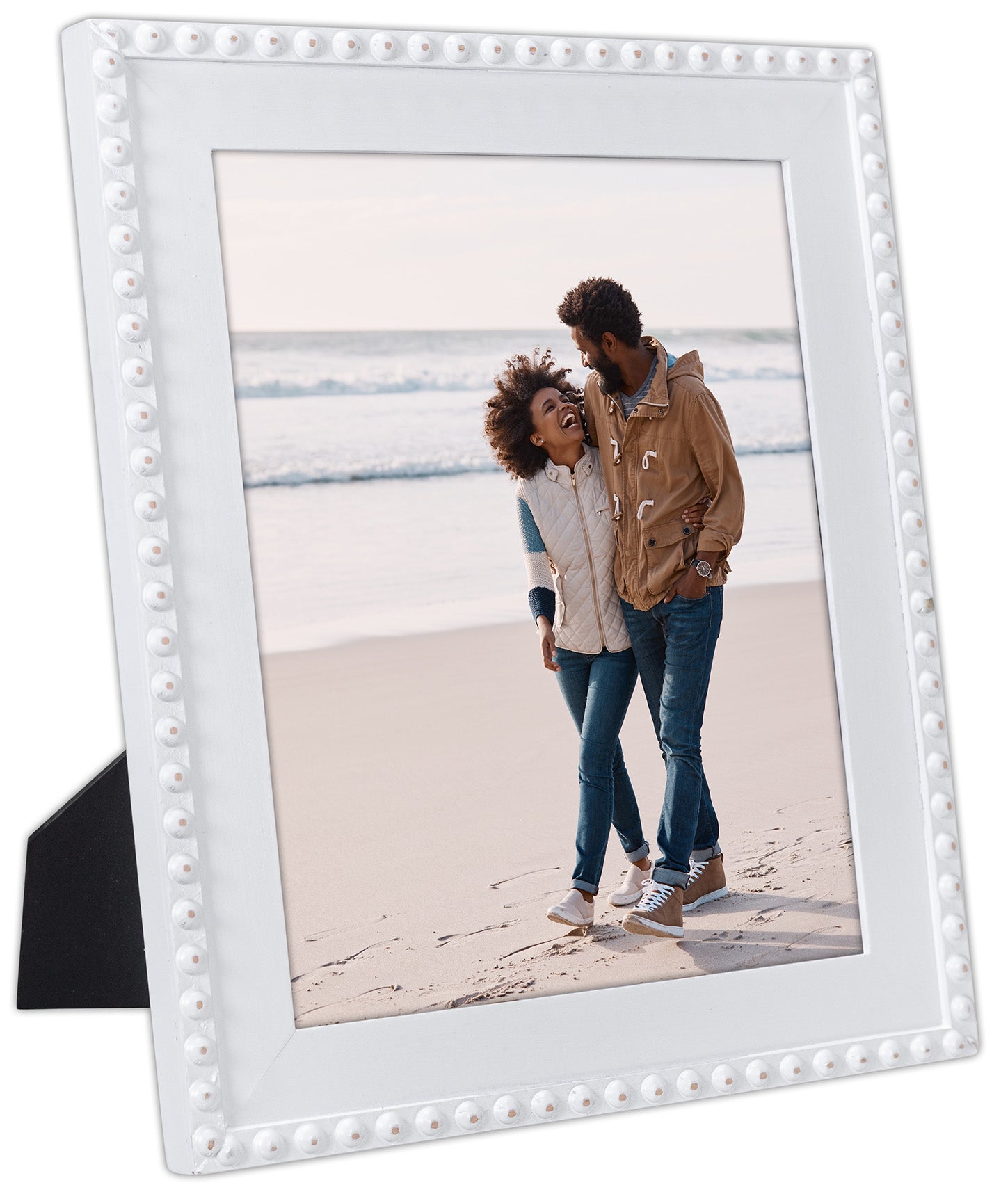 8x10 White Bead Photo Frame
