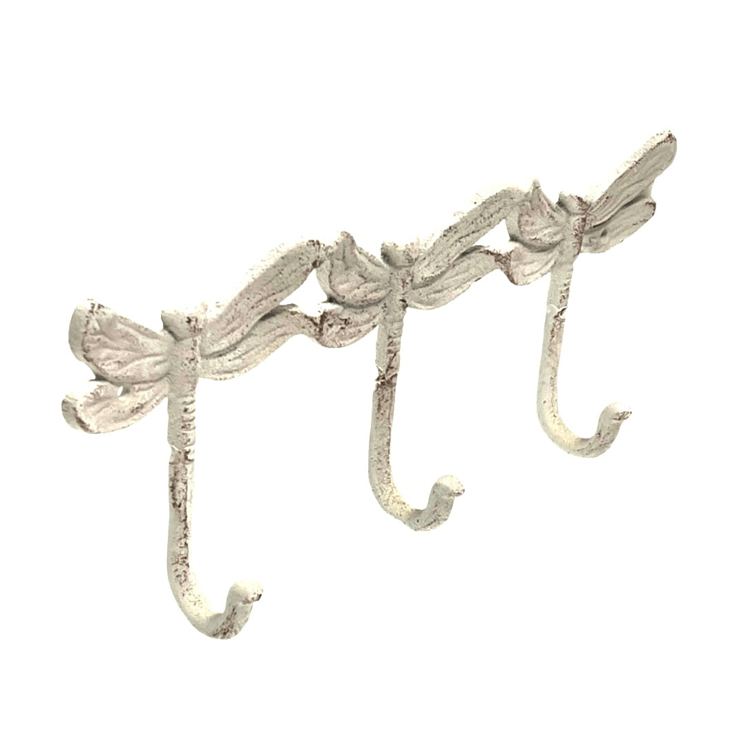 Rustic Dragonfly Metal Coat Hooks