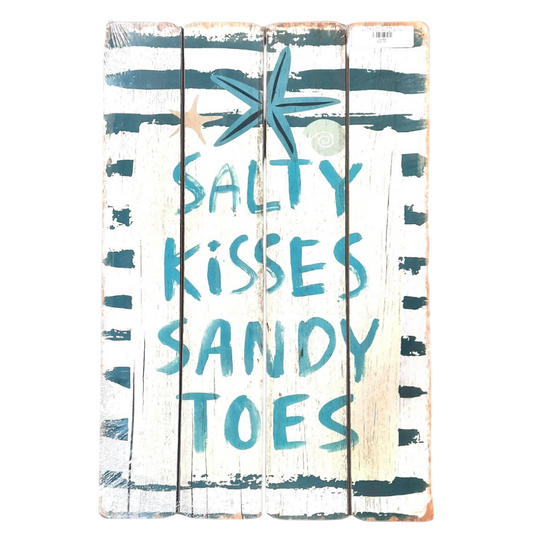 Beach Love Vintage Wooden Sign - Imperial Gifts And Decor