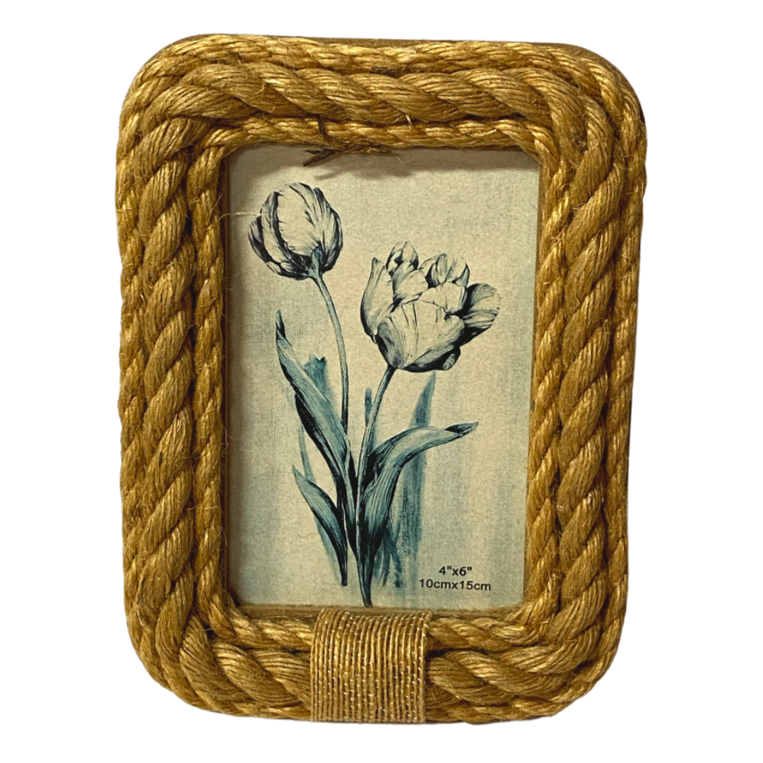 Hemp Rope Photo Frames - Available in 2 Sizes