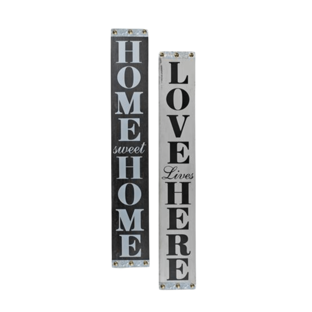Vertical Wooden Plaques - 2 Assorted Styles