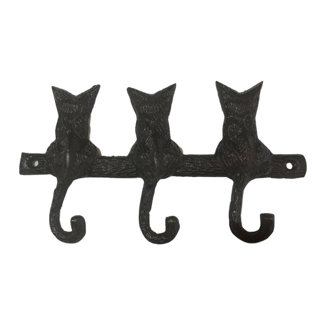 3 Cats Antique Key Hanger