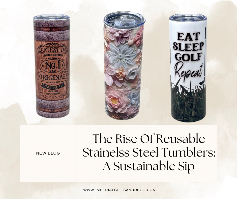The Rise of Stainless Steel Tumblers with Reusable Straws: A Sustainable Sip