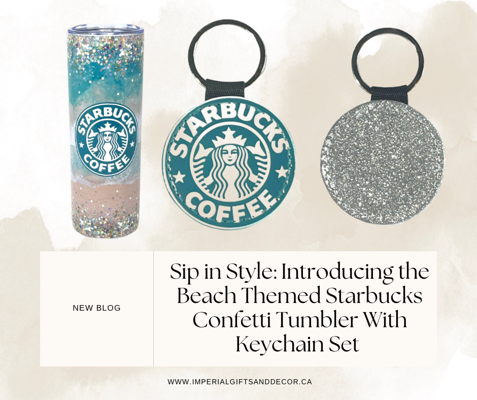 Sip in Style: Introducing the Beach-Themed Starbucks Confetti Tumbler With Keychain Set