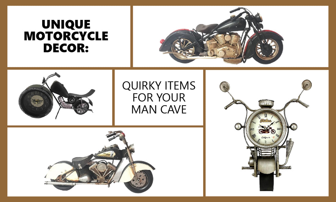 Unique Motorcycle Decor: Quirky Items for Your Man Cave