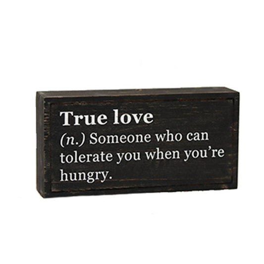 True Love Wooden Sign