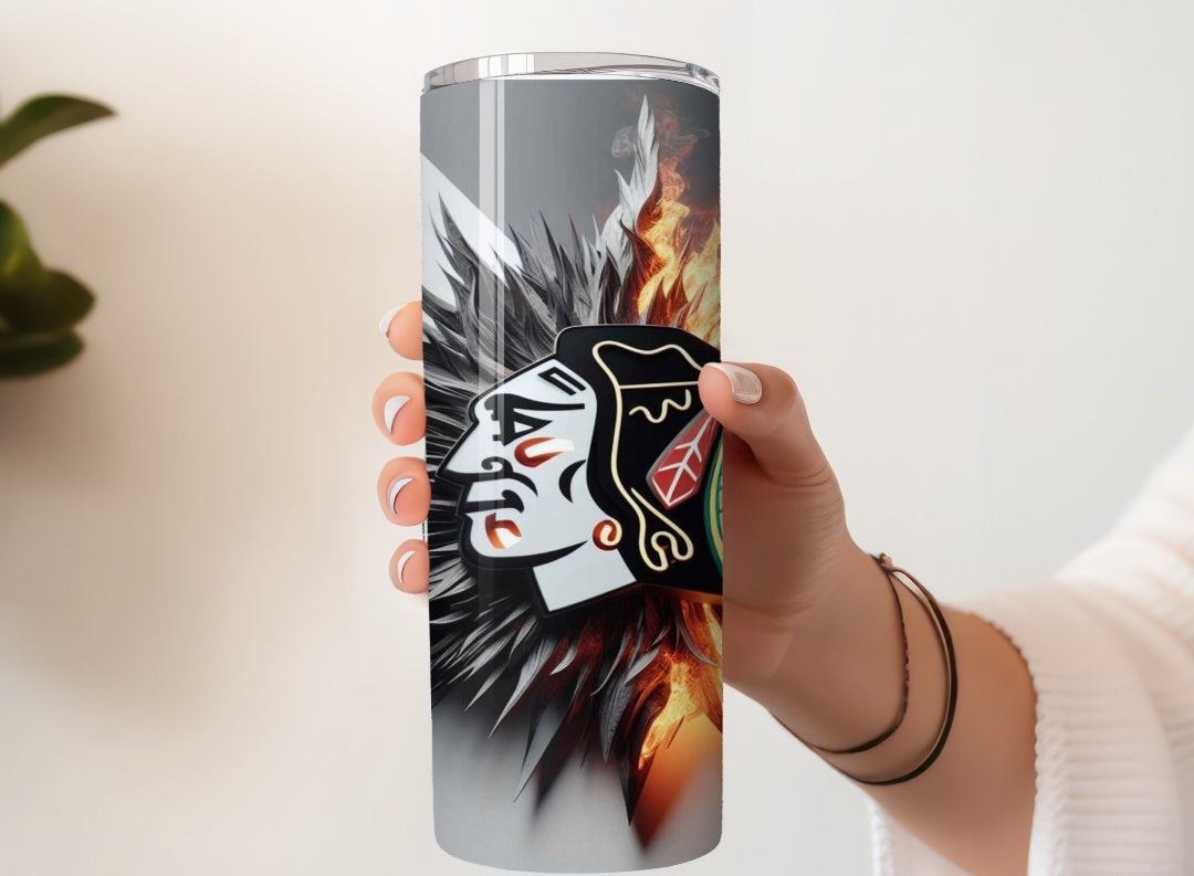 Chicago Blackhawks Insulated Tumbler With Straw