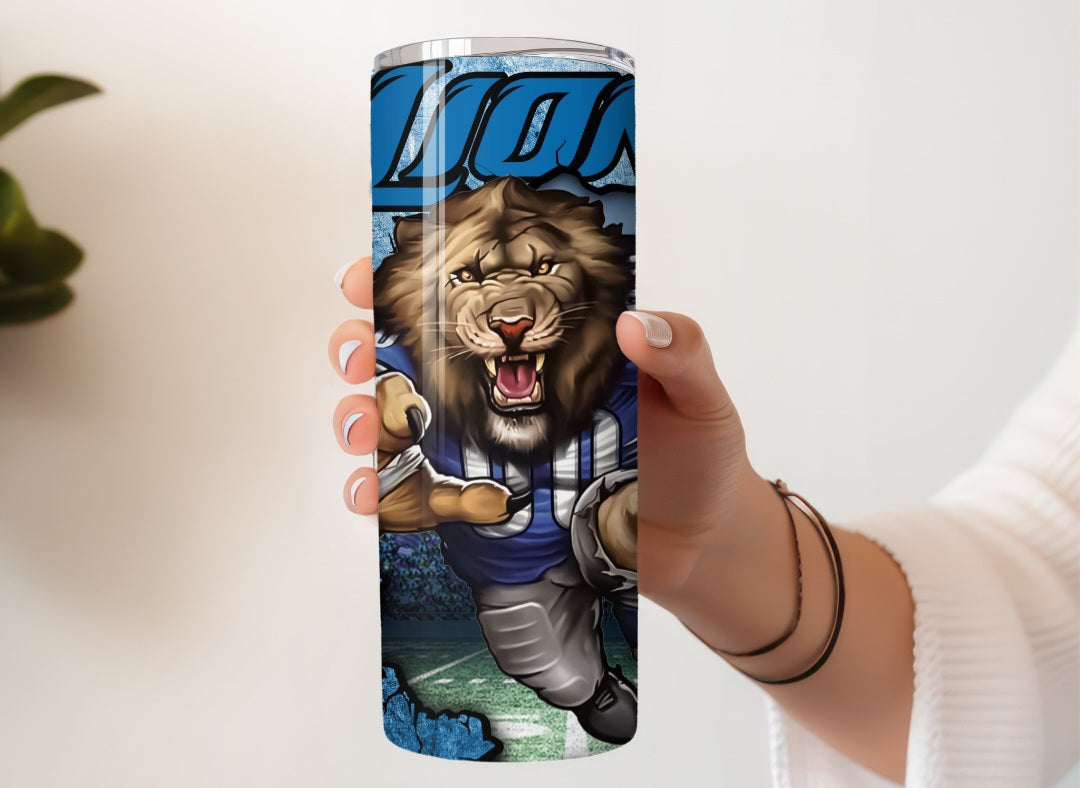 Detroit Lions Insulated Tumbler With Straw