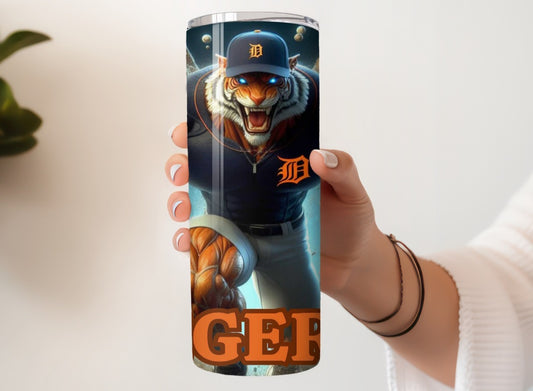 Detroit Tigers Insulated Tumbler With Straw