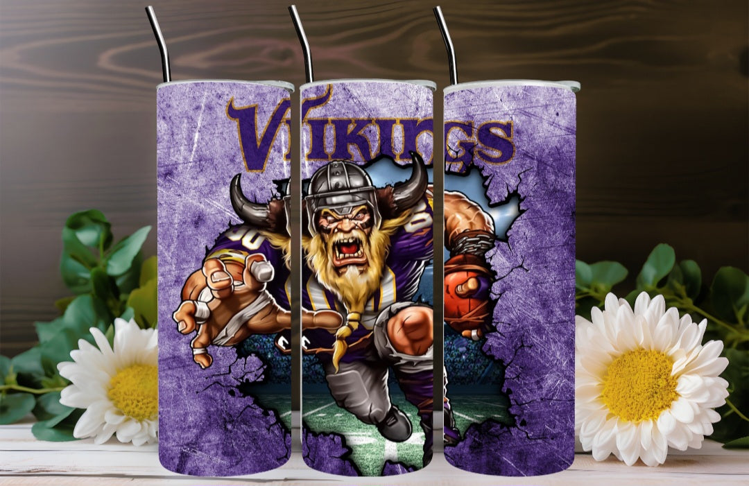 Minnesota Vikings Insulated Tumbler With Straw