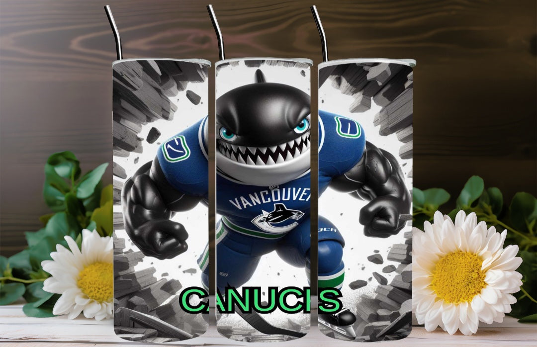 Vancouver Canucks Insulated Tumbler With Straw