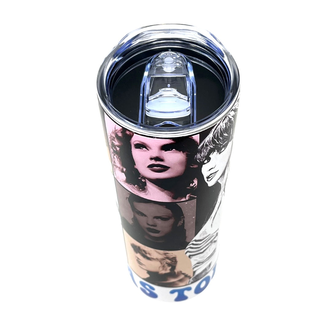 Taylor Swift Eras Tour Insulated Tumbler With Straw