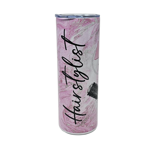Hairstylist Insulated Tumbler With Straw