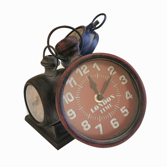 Triple Time Zone Table Clock - Toronto, London and Paris