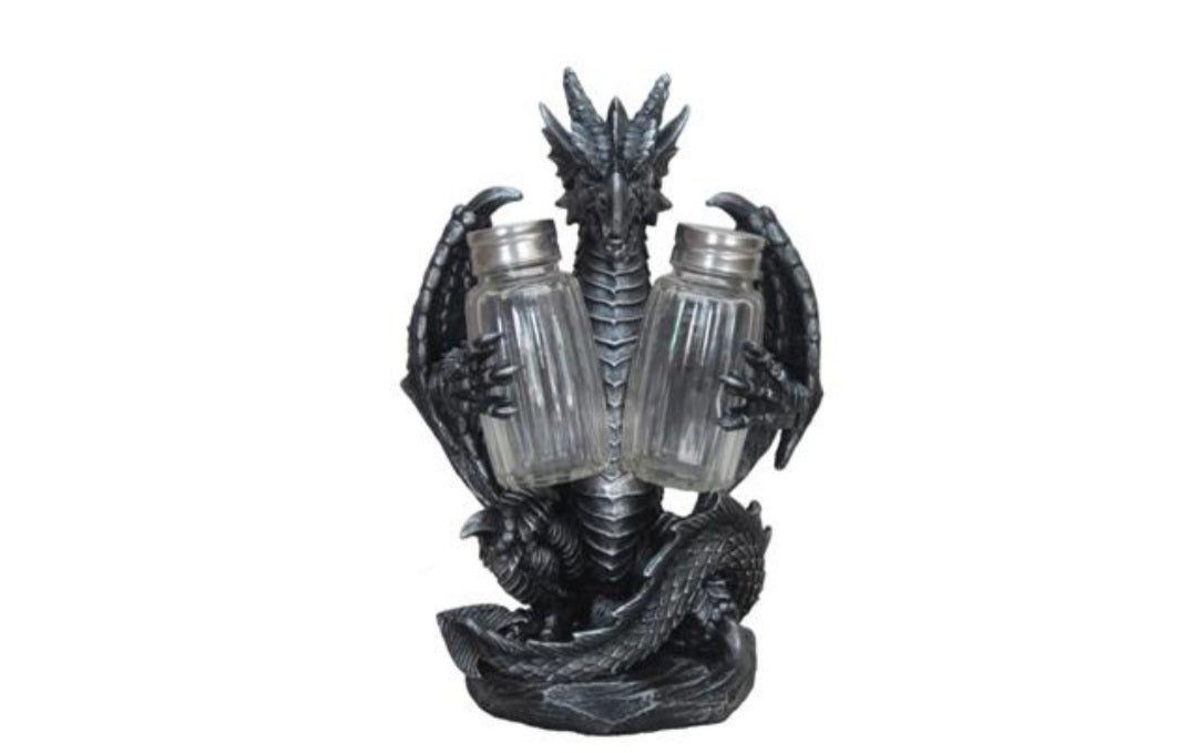 Salt And Pepper Shakers - Sitting Dragon