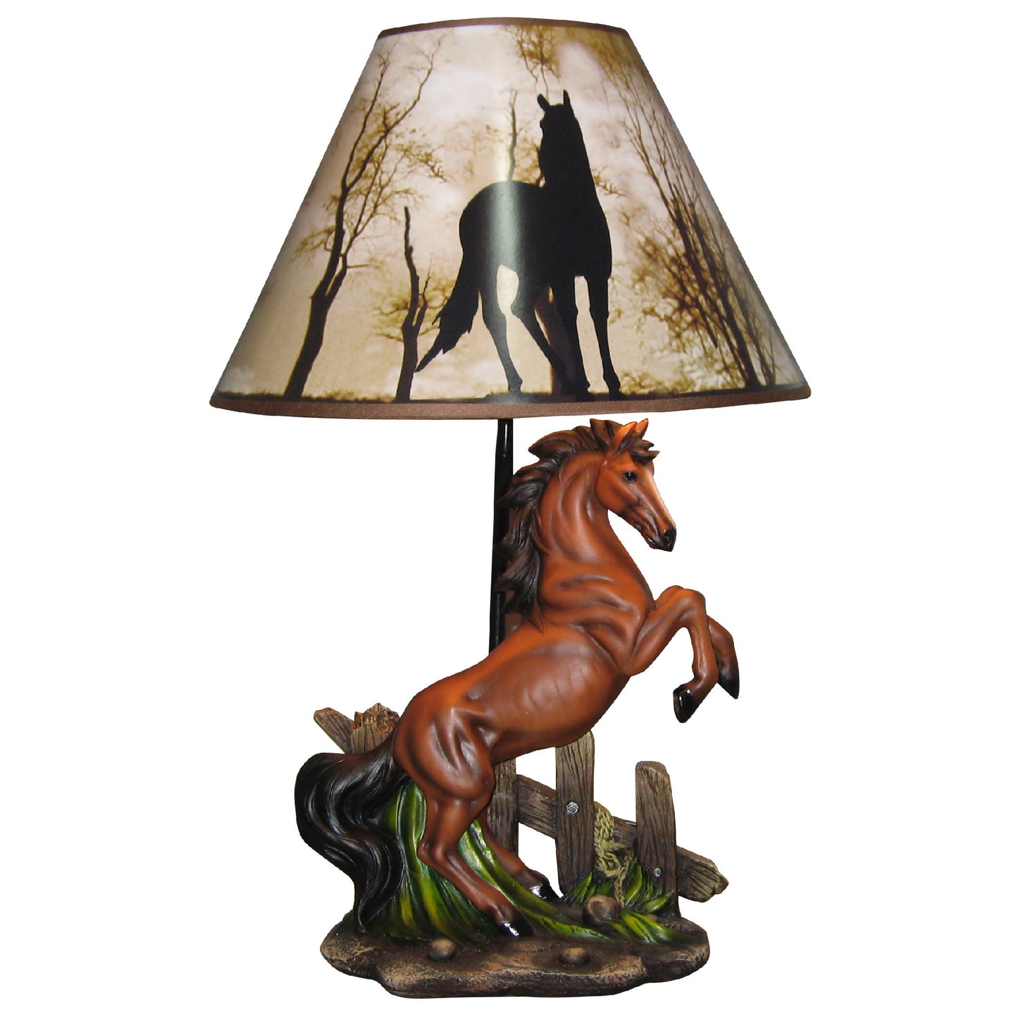 Stallions Rearing Horse - Lamp