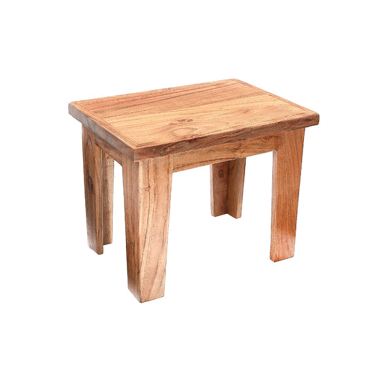 Acacia Wood Foot Stool