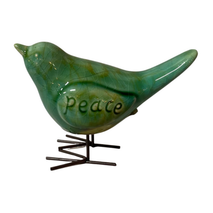 Green Ceramic Birds - Available in 2 Styles