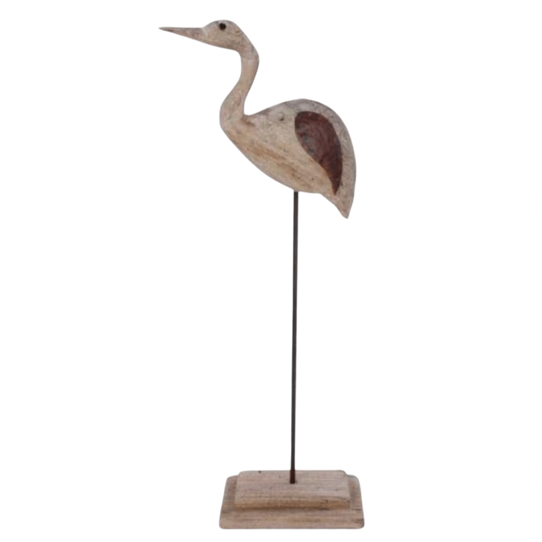 Tall Heron in Natural - Imperial Gifts And Decor™