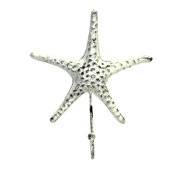Cast Iron Starfish Wall Hook - Available in 3 Colours