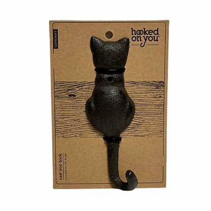 black cast iron wall hook for pet lovers