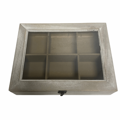 Grey & White Tea Box