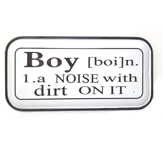 Boy Metal Sign