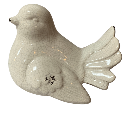 White Crackle Bird