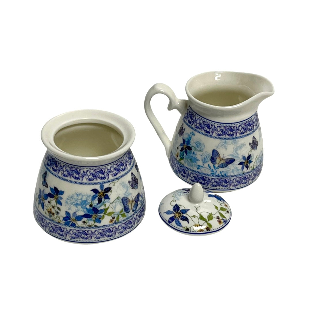 Butterfly Creamer/Milk & Sugar Set With Gift Box