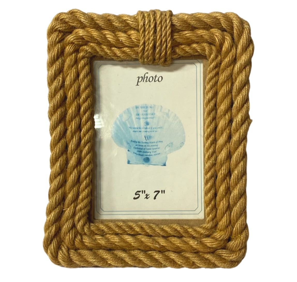 Hemp Rope Photo Frames - Available in 2 Sizes