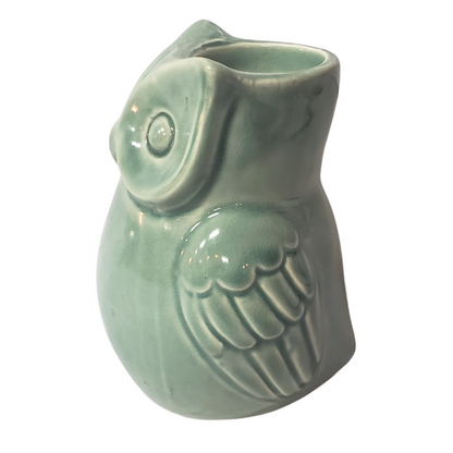 Teal Owl Tea Light Holder
