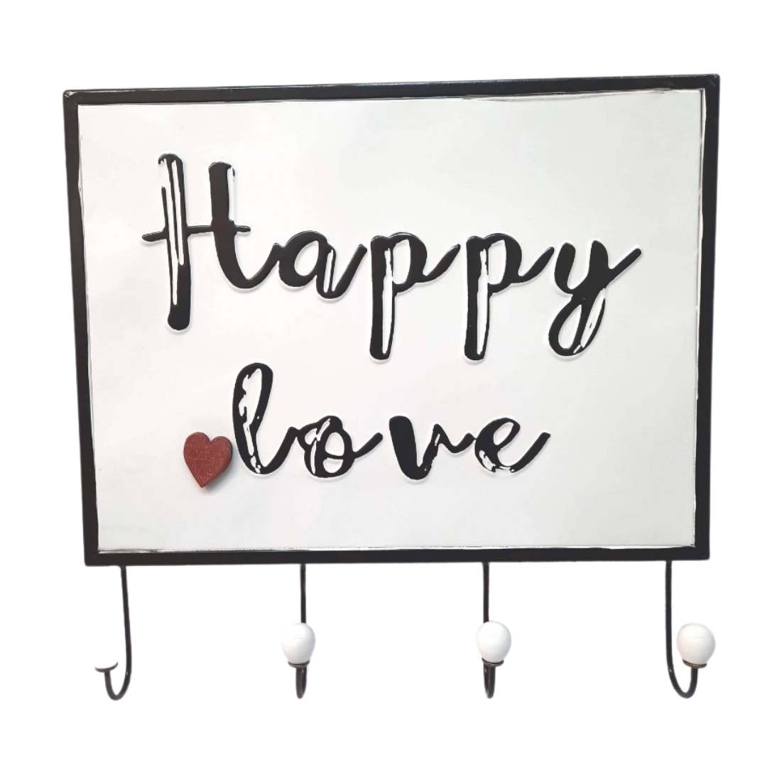 Happy Love Hook Wall Art