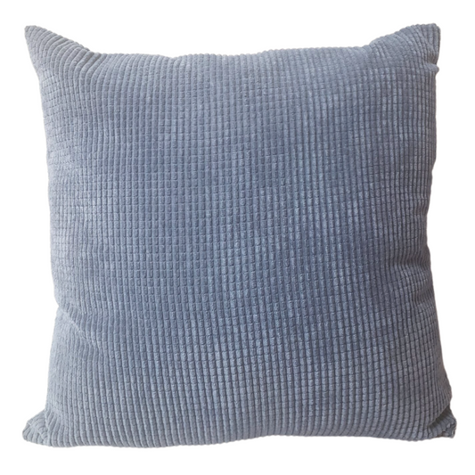 Steel Blue Square Velvet Cushion - Imperial Gifts And Decor