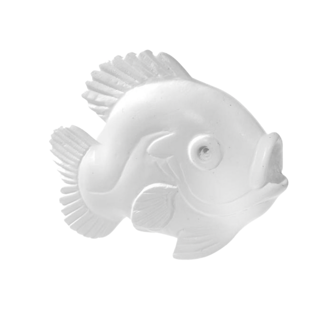 White Fish Figurine Decor - Available in 2 Sizes