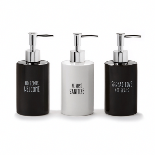 Soap/Lotion Dispensers - 3 Assorted Styles