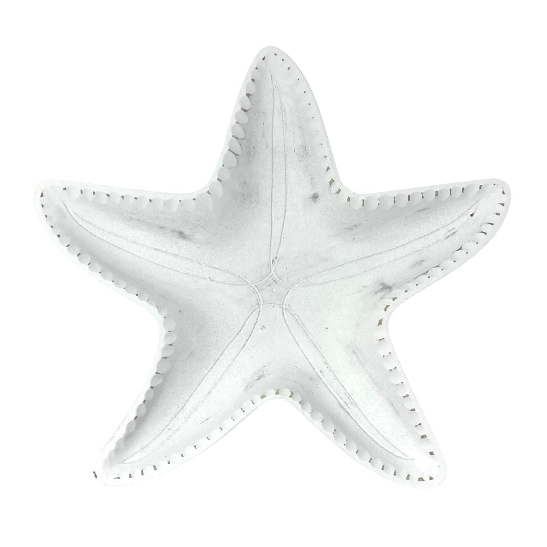 White Starfish Platter