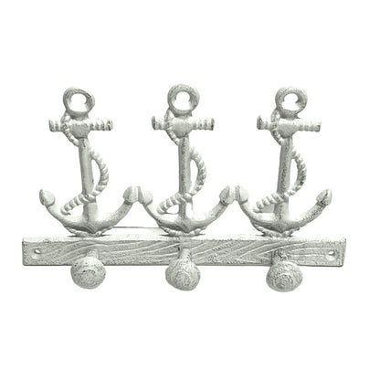 Cast Iron Anchor Hook - Available in 3 Colours