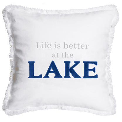 Life Is Better At The Lake Pillow