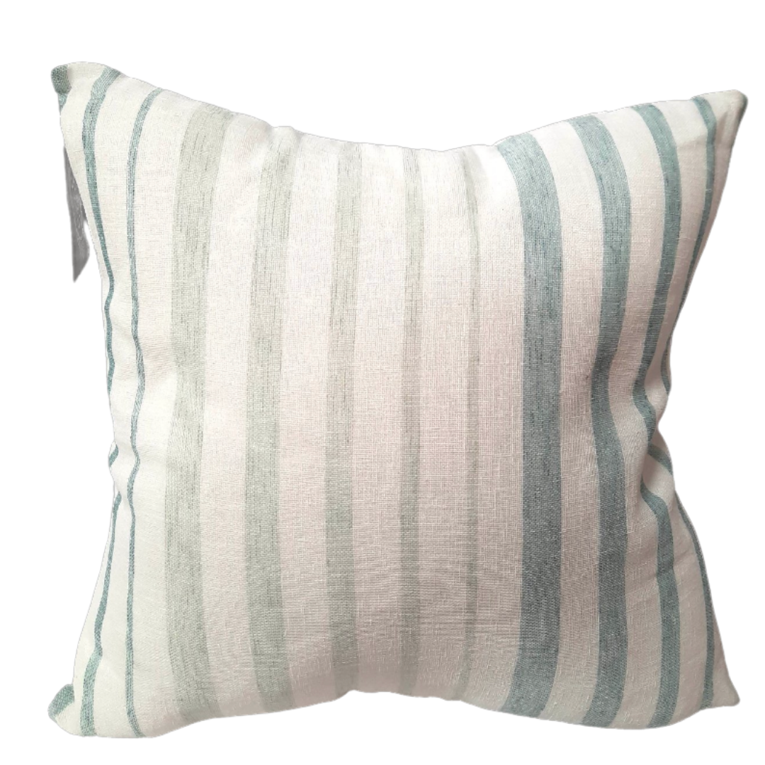 Cushion With Green Stripes - Imperial Gifts And Decor