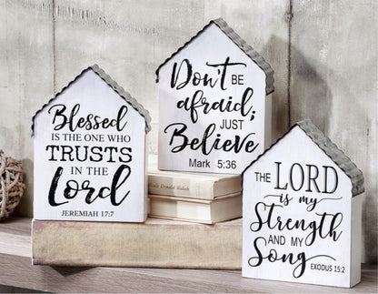 Roof Home Table Decor - 3 Assorted Styles